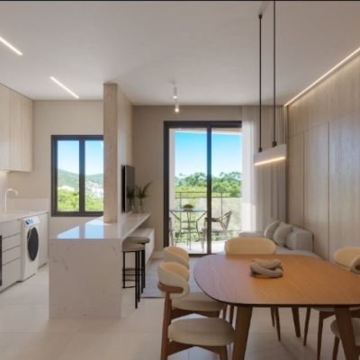 Apartamentos com 105m², 3 quartos (sendo 3 suítes), 1 garagem, no bairro Cacupé em Florianópolis