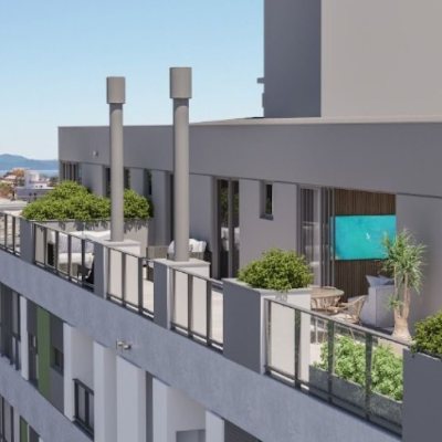 Cobertura com 128m², 2 quartos (sendo 1 suíte), 1 garagem, no bairro Cachoeira Do Bom Jesus em Florianópolis