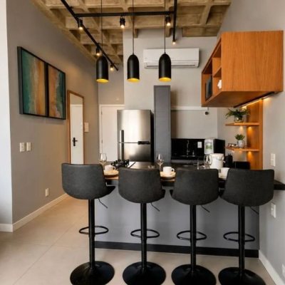 Studio Residencial com 34m², 1 quarto, 1 garagem, no bairro Canasvieiras em Florianópolis