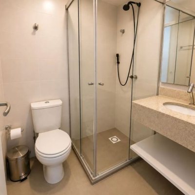 Studio Residencial com 34m², 1 quarto, 1 garagem, no bairro Canasvieiras em Florianópolis