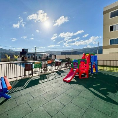 Apartamentos com 43m², 2 quartos, 1 garagem, no bairro Bela Vista em Palhoça