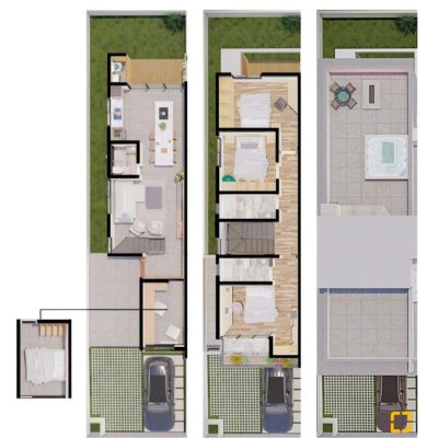 Casa Residencial com 176m², 4 quartos (sendo 1 suíte), 3 garagens, no bairro Campeche em Florianópolis