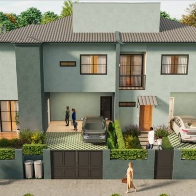 Sobrado Residencial com 165m², 2 quartos, 2 suítes, 2 garagens, no bairro Vargem Grande em Florianópolis