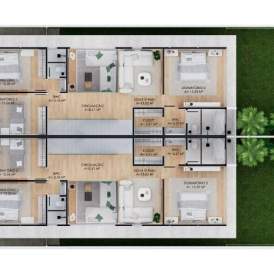 Sobrado Residencial com 196m², 3 quartos, 1 suíte, 2 garagens, no bairro Campeche em Florianópolis