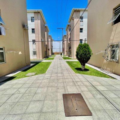 Apartamentos com 48m², 2 quartos, 1 garagem, no bairro Barreiros em São José