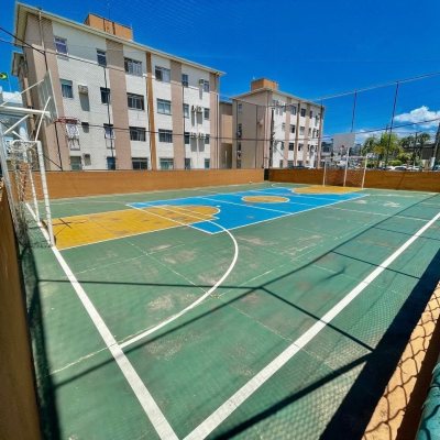 Apartamentos com 48m², 2 quartos, 1 garagem, no bairro Barreiros em São José