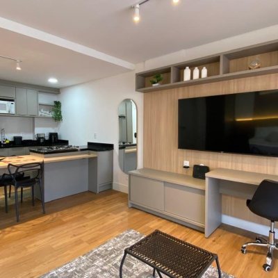 Apartamentos com 49m², 1 quarto, 1 suíte, 1 garagem, no bairro Saco Grande em Florianópolis