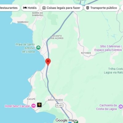 Terreno Comercial/Residencial com 15581m², no bairro Santo Antônio De Lisboa em Florianópolis