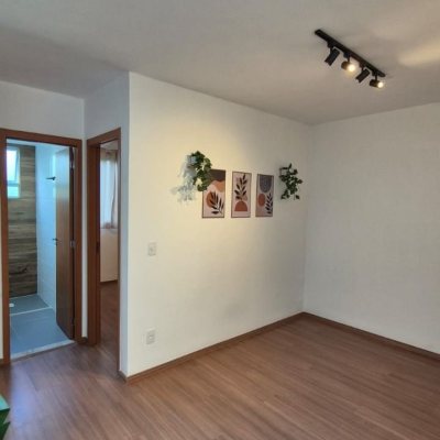 Apartamentos com 43m², 2 quartos, 1 garagem, no bairro Forquilhas em São José