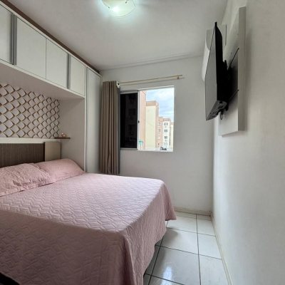 Apartamentos com 45m², 2 quartos, 1 garagem, no bairro Fundos em Biguaçu
