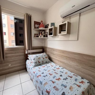 Apartamentos com 45m², 2 quartos, 1 garagem, no bairro Fundos em Biguaçu