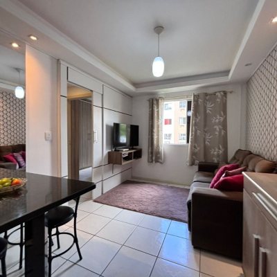 Apartamentos com 45m², 2 quartos, 1 garagem, no bairro Fundos em Biguaçu