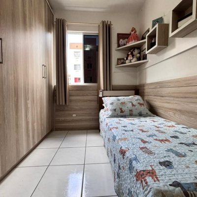 Apartamentos com 45m², 2 quartos, 1 garagem, no bairro Fundos em Biguaçu