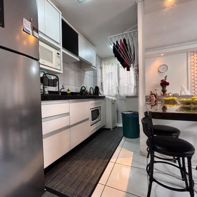 Apartamentos com 45m², 2 quartos, 1 garagem, no bairro Fundos em Biguaçu