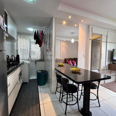Apartamentos com 45m², 2 quartos, 1 garagem, no bairro Fundos em Biguaçu