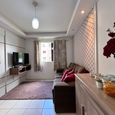 Apartamentos com 45m², 2 quartos, 1 garagem, no bairro Fundos em Biguaçu