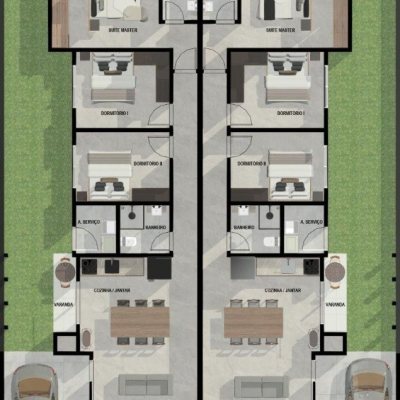 Casa Residencial com 111m², 3 quartos, 1 suíte, 2 garagens, no bairro São João Do Rio Vermelho em Florianópolis