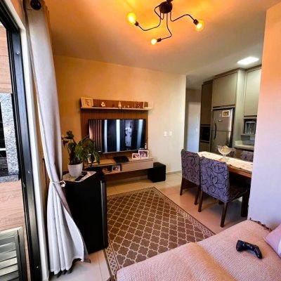 Apartamentos com 56m², 2 quartos, 1 garagem, no bairro Ponte Do Imaruim em Palhoça