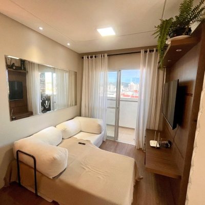 Apartamentos com 57m², 2 quartos, 1 garagem, no bairro Barreiros em São José