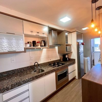 Apartamentos com 57m², 2 quartos, 1 garagem, no bairro Barreiros em São José