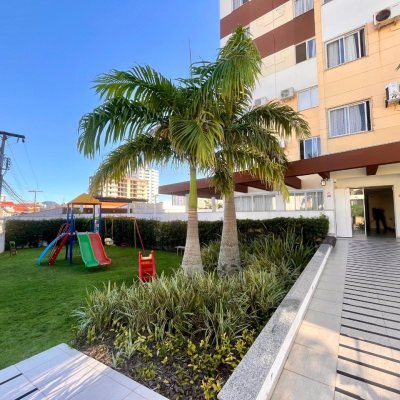 Apartamentos com 57m², 2 quartos, 1 garagem, no bairro Barreiros em São José