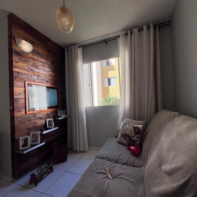 Apartamentos com 53m², 2 quartos, 1 garagem, no bairro Encruzilhada em Biguaçu