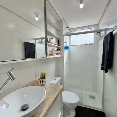 Apartamentos com 63m², 2 quartos, 1 garagem, no bairro Forquilhas em São José