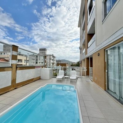 Apartamentos com 63m², 2 quartos, 1 garagem, no bairro Forquilhas em São José