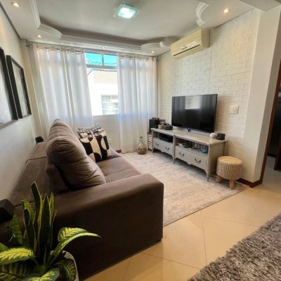 Apartamentos com 56m², 2 quartos, 1 garagem, no bairro Coqueiros em Florianópolis
