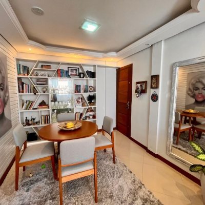Apartamentos com 56m², 2 quartos, 1 garagem, no bairro Coqueiros em Florianópolis