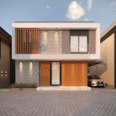 Sobrado Residencial com 133m², 3 quartos, 3 suítes, 2 garagens, no bairro Santo Antônio De Lisboa em Florianópolis