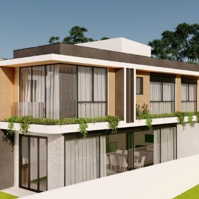 Sobrado Residencial com 196m², 3 quartos, 1 suíte, 2 garagens, no bairro João Paulo em Florianópolis